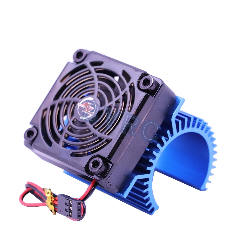 FATJAY Hobbywing EZRUN combo C1 B36 1:10 RC car heat sink with 5V cooling fan for 3660 3665 3674 motor
