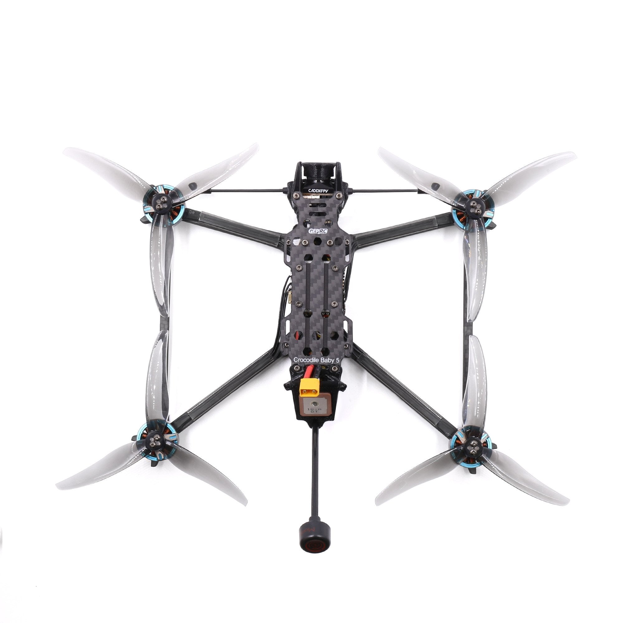GEPRC Crocodile5 Baby LR Analog Long Range FPV - BNF TBS Crossfire Battery Mount