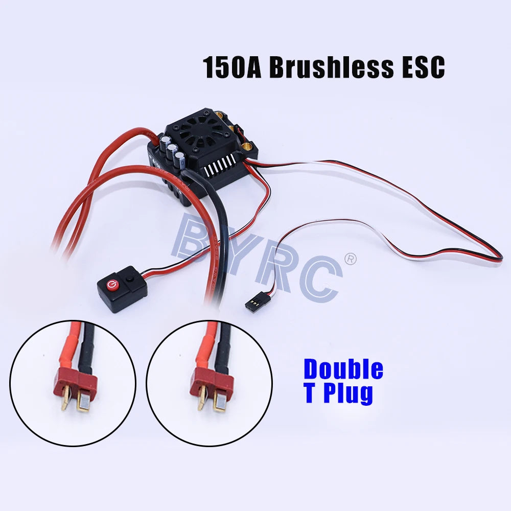 HOBBYWING WP- Max8-RTR 150A Waterproof Brushless ESC TRX PLUG For RC 1/8 Trx E-REVO Trx Summit HPI Savage Thunder Tiger