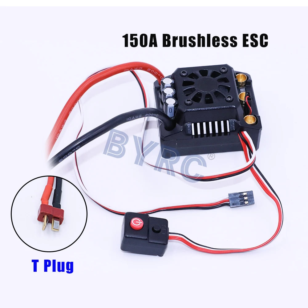 HOBBYWING WP- Max8-RTR 150A Waterproof Brushless ESC TRX PLUG For RC 1/8 Trx E-REVO Trx Summit HPI Savage Thunder Tiger