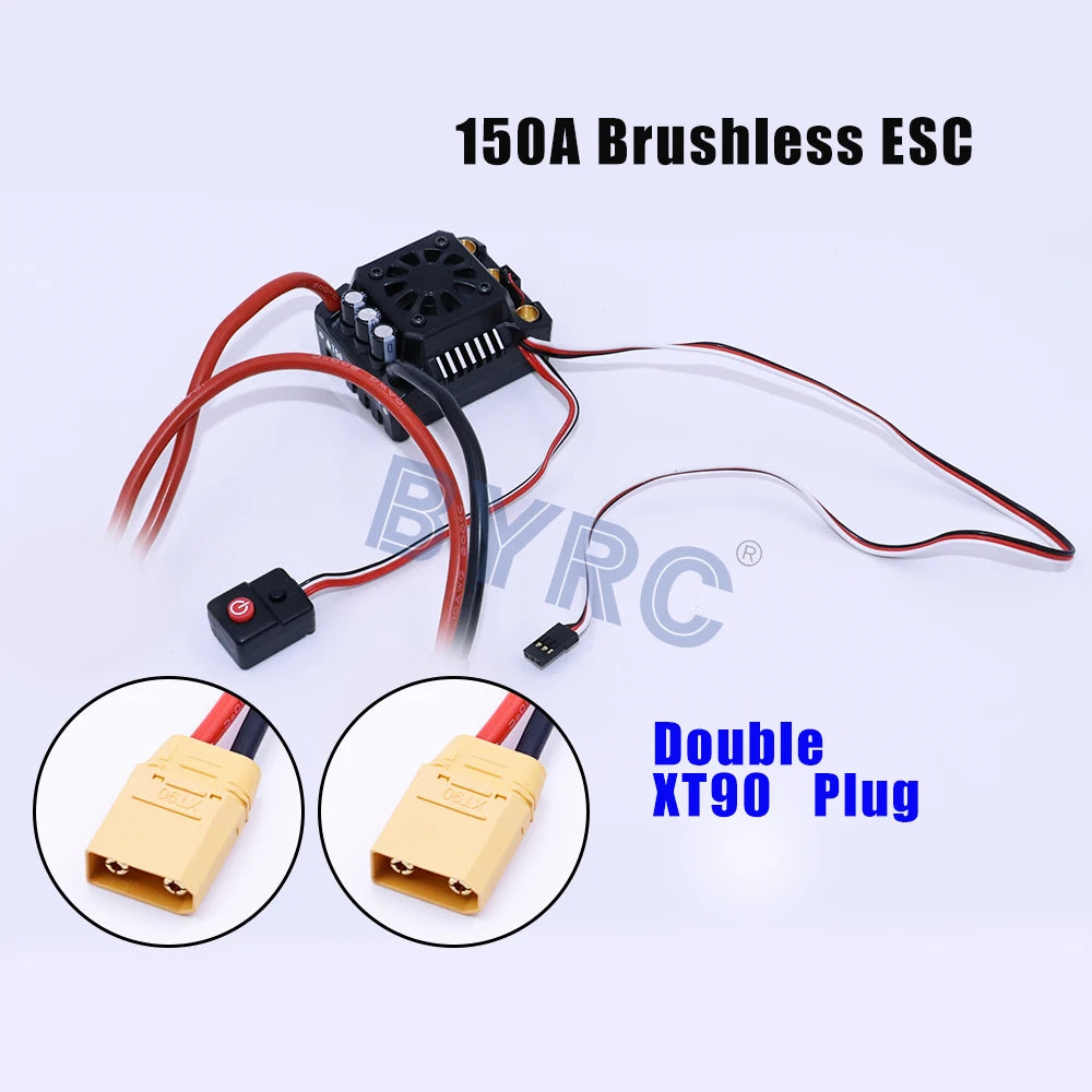 HOBBYWING WP- Max8-RTR 150A Waterproof Brushless ESC TRX PLUG For RC 1/8 Trx E-REVO Trx Summit HPI Savage Thunder Tiger
