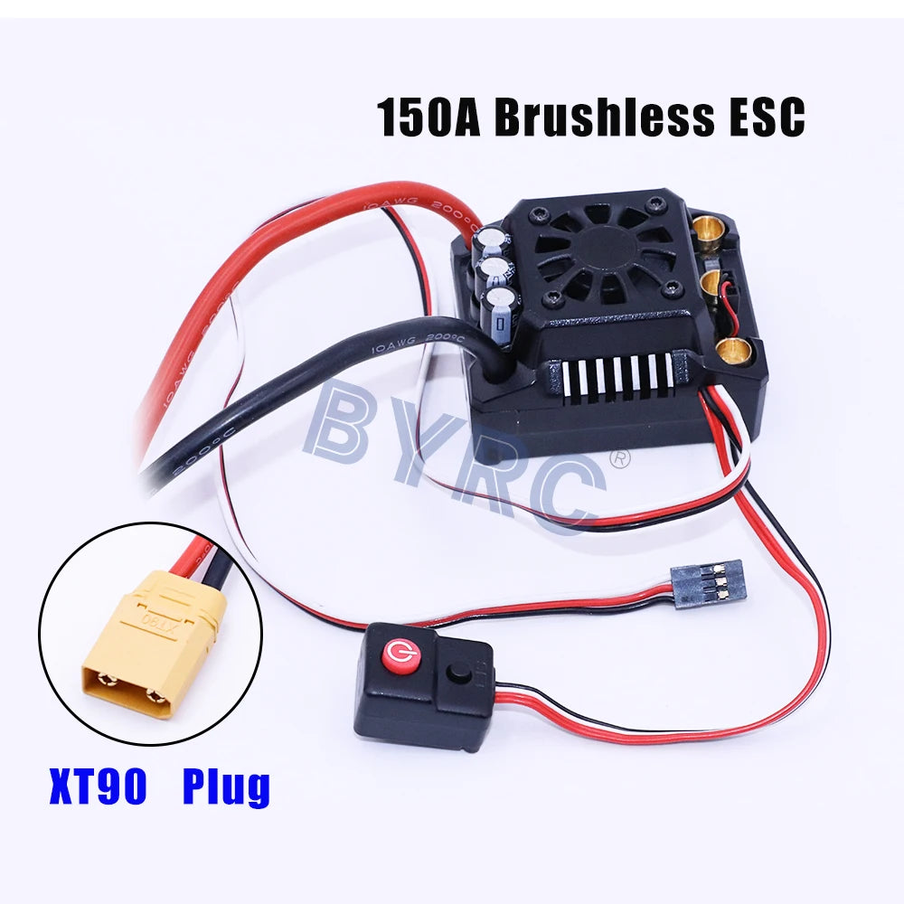 HOBBYWING WP- Max8-RTR 150A Waterproof Brushless ESC TRX PLUG For RC 1/8 Trx E-REVO Trx Summit HPI Savage Thunder Tiger