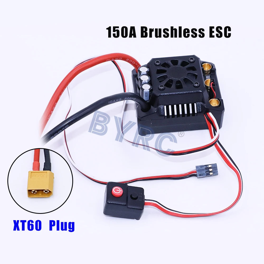 HOBBYWING WP- Max8-RTR 150A Waterproof Brushless ESC TRX PLUG For RC 1/8 Trx E-REVO Trx Summit HPI Savage Thunder Tiger