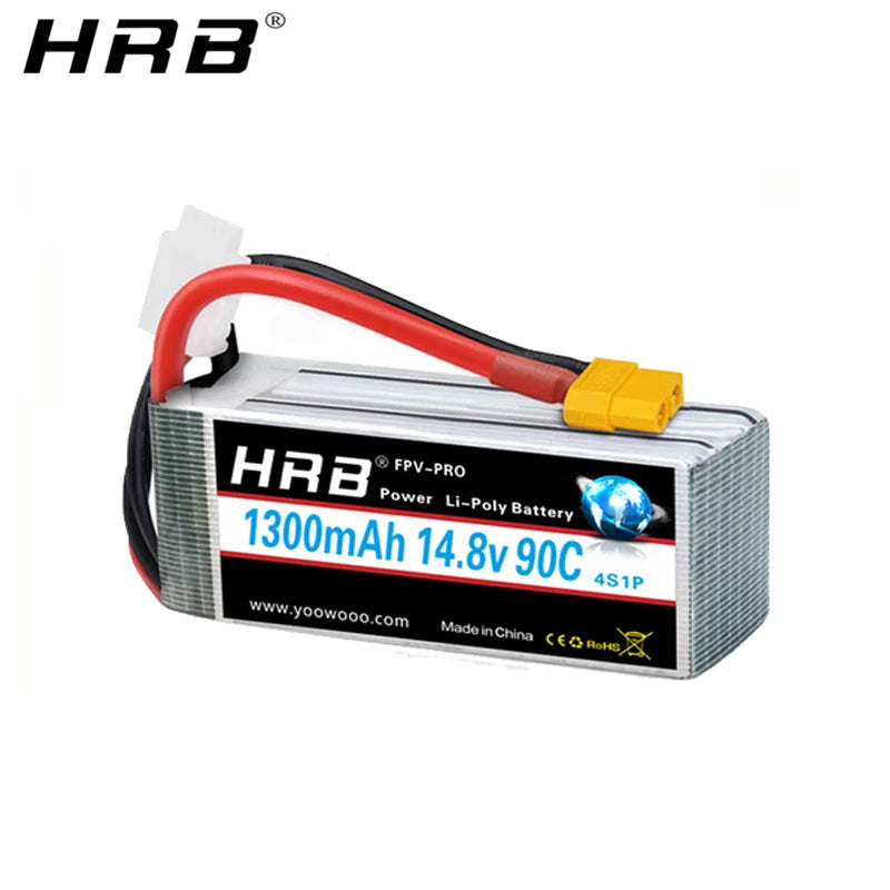 HRB Lipo Battery 2S 3S 4S 6S 1500mah 2200mah 2600mah 5000mah 6000mah 7000mah 4000mah  7.4V 11.1V 14.8V 22.2V T XT60 RC Parts
