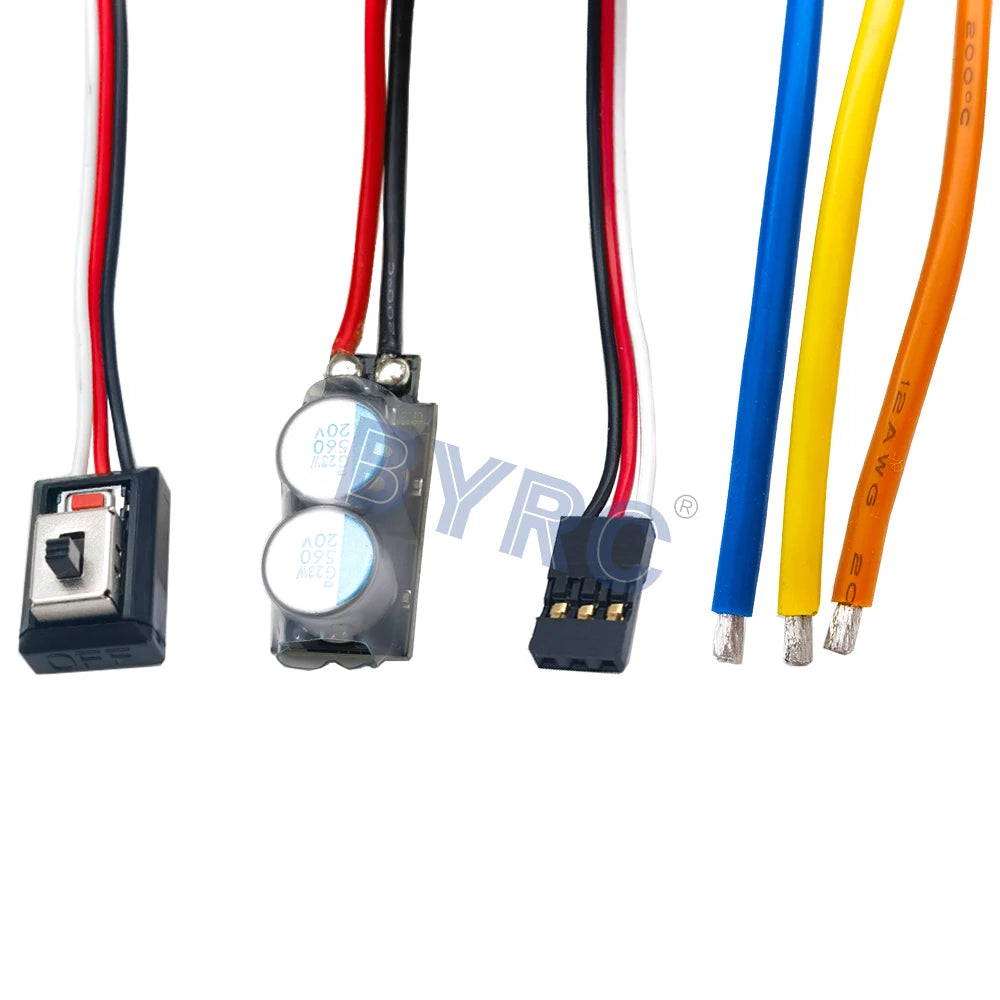 Hobbywing QUICRUN 10BL120 G2 Sensored 120A  Sensored Brushless ESC Speed Controller For 1/10  Touring  Buggy Drift