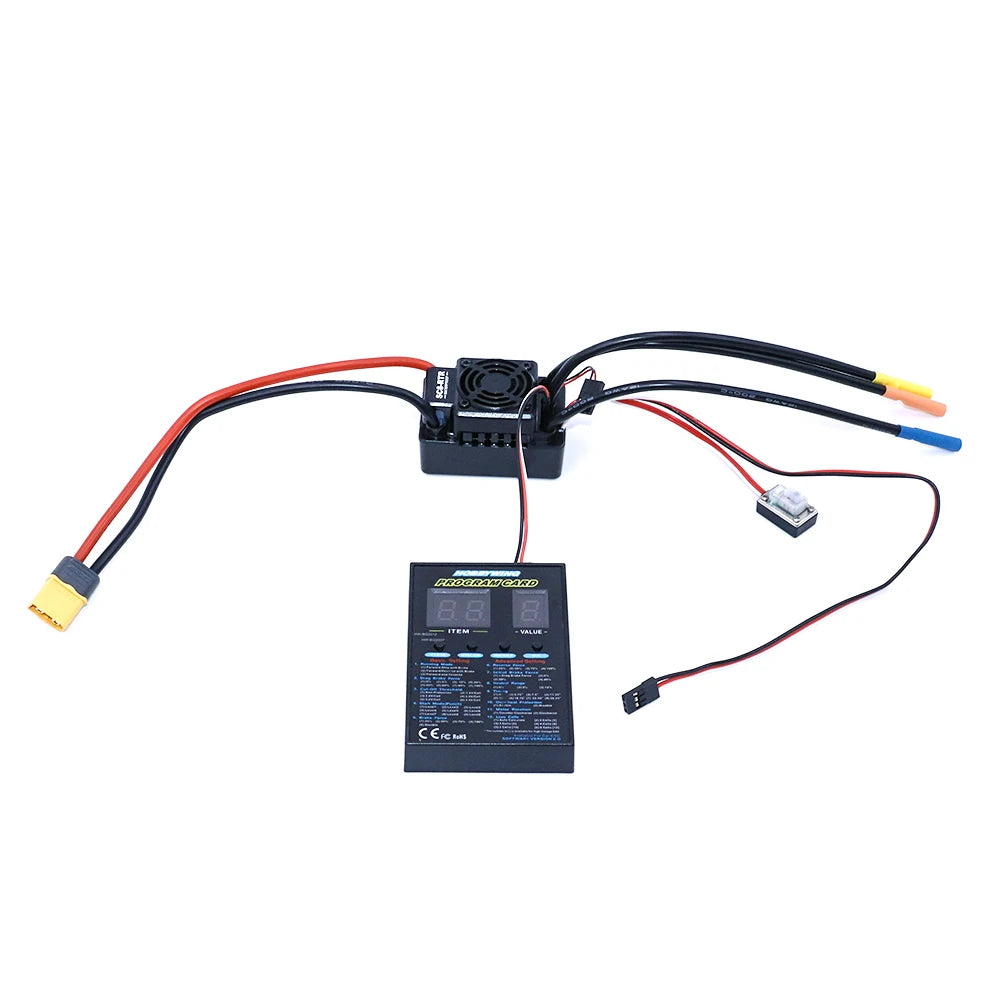 Hobbywing  SC8-RTR 120A Brushless ESC + KRUN 3660 2600/3300/3500/3800/4600KV Sensorless Motor +Program card for 1/10 RC Car