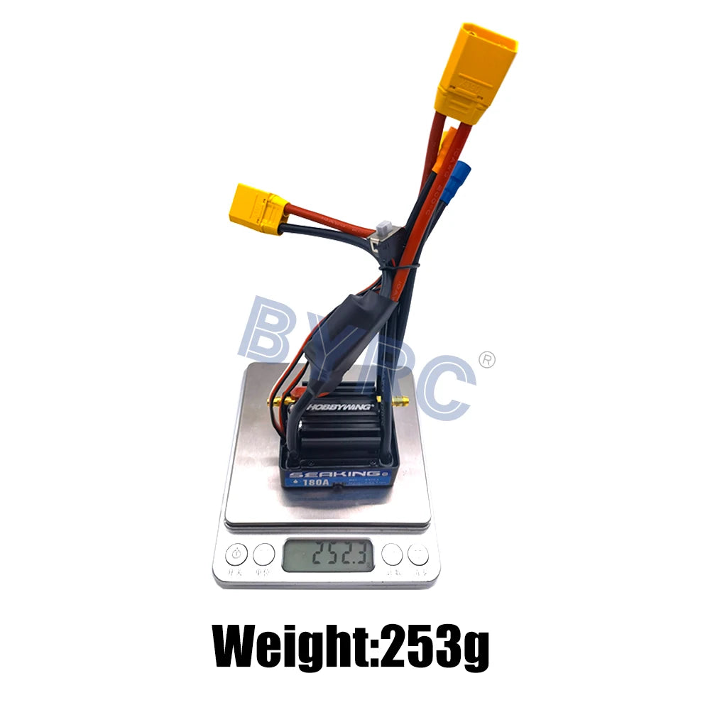 Hobbywing SeaKing V3 Waterproof 180A  2-6S Lipo Speed Controller 6V/5A BEC Brushless ESC for RC Racing Boat