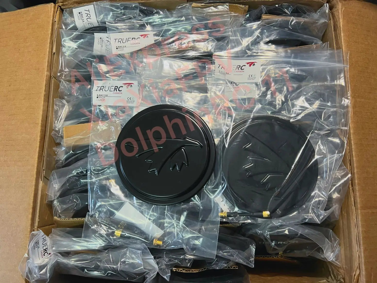 IN STOCK TrueRC X-RAY 5.8GHz Antenna RHCP LHCP 18DBI FPV Receiver Model Aircraft UAV 7-10inch drone