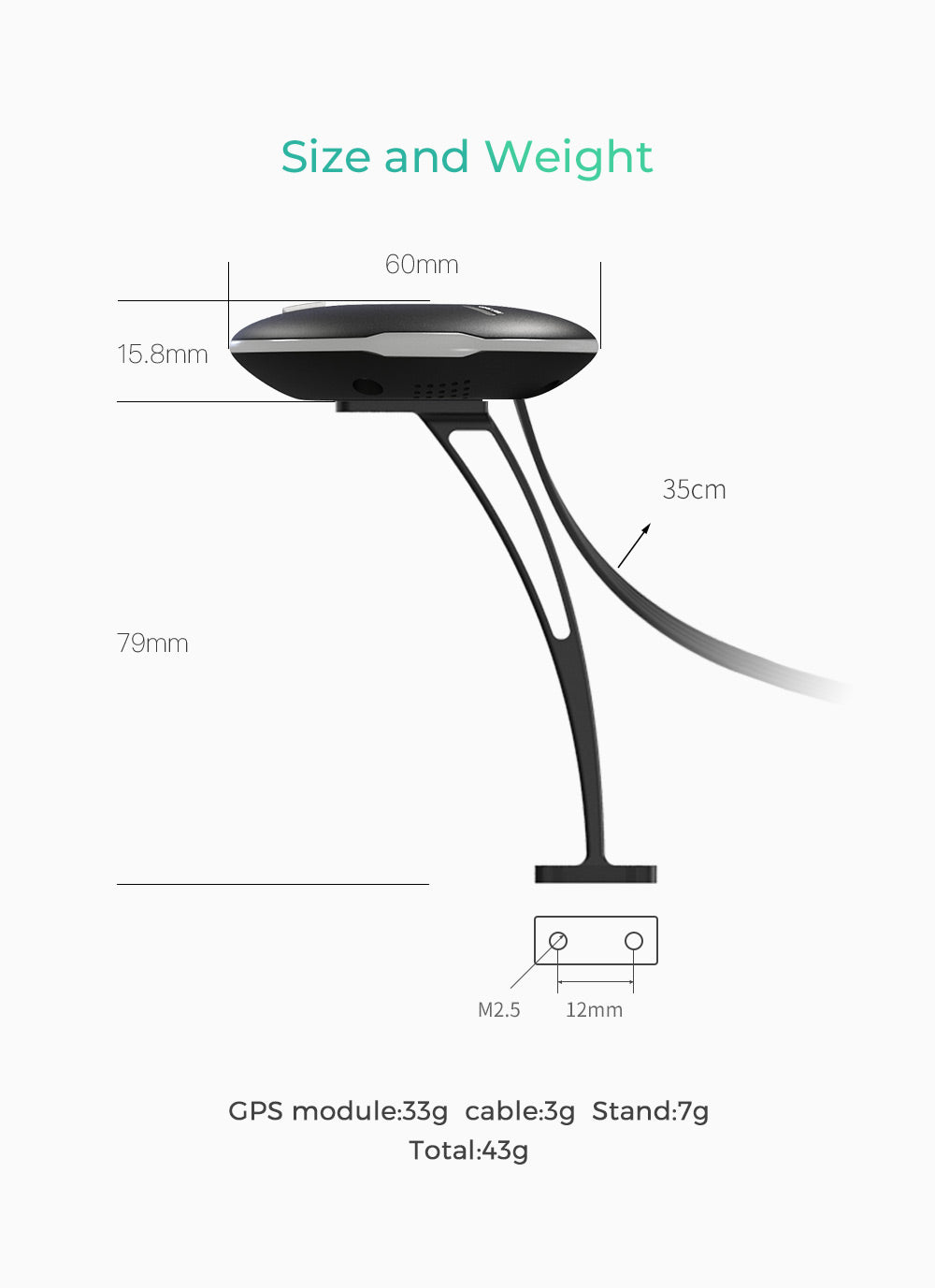 CUAV NEO 3 Pro GPS Module | GNSS U-BLOX M9N CAN BUS (35 cm)
