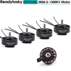 Readytosky 2806.5 2807 1300KV Brushless Motor 3-6S w/ Motor Cap for APEX Mark4 Mark5 XL5 7 / 8 / 10inch  FPV Racing Frame Drone
