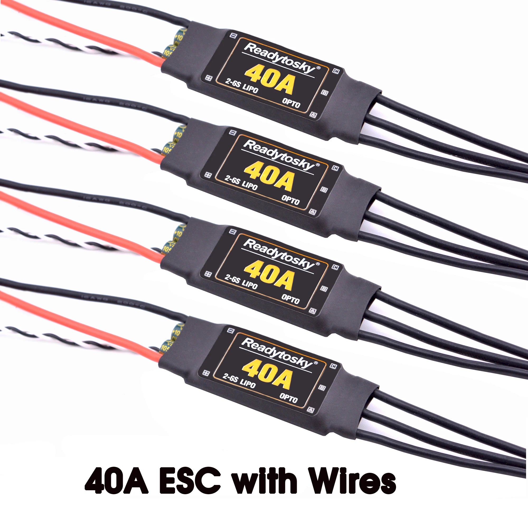 Readytosky 40A ESC OPTO 2-6S Brushless ESC Electronic Speed Controller For F450 450mm F550 S500 ZD550 RC Helicopter Quadcopter