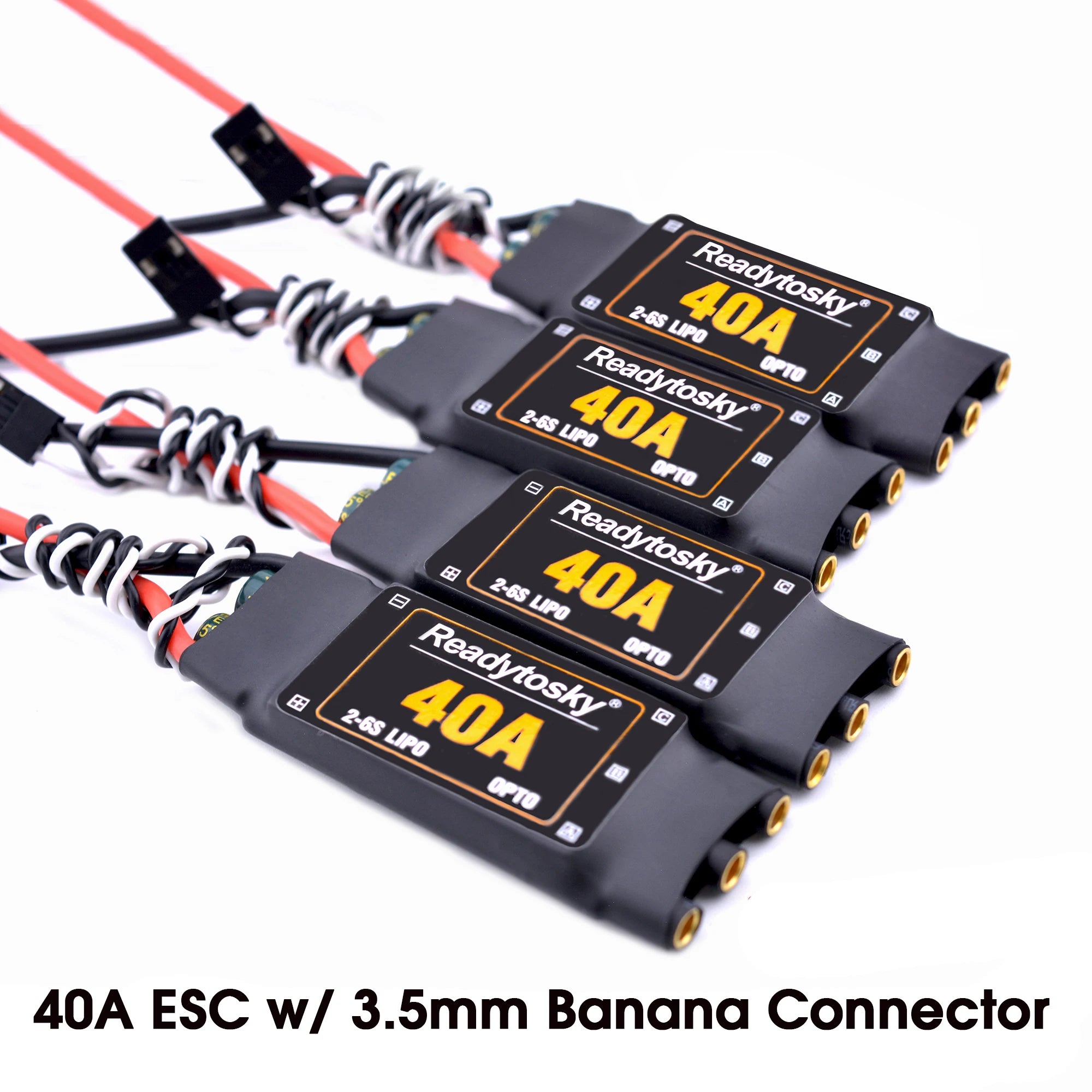 Readytosky 40A ESC OPTO 2-6S Brushless ESC Electronic Speed Controller For F450 450mm F550 S500 ZD550 RC Helicopter Quadcopter