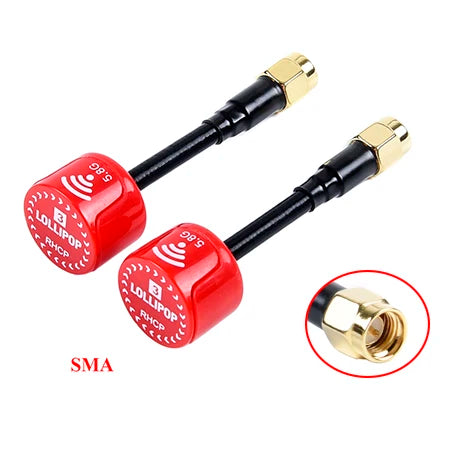 Readytosky Lollipop 5.8G 2.3dBi RHCP Super Mini FPV Antenna SMA RP SMA UFL StraightMMCX Antenna For FPV TX RC Drone QAV-R X220S