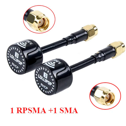 Readytosky Lollipop 5.8G 2.3dBi RHCP Super Mini FPV Antenna SMA RP SMA UFL StraightMMCX Antenna For FPV TX RC Drone QAV-R X220S