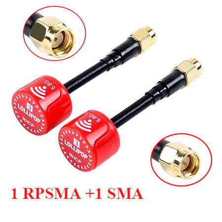 Readytosky Lollipop 5.8G 2.3dBi RHCP Super Mini FPV Antenna SMA RP SMA UFL StraightMMCX Antenna For FPV TX RC Drone QAV-R X220S