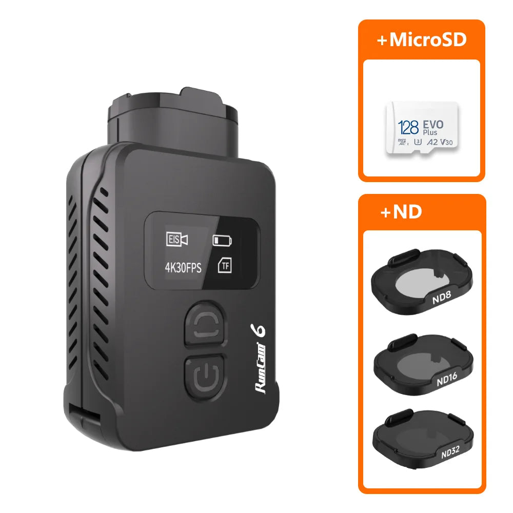 RunCam 6 4K 30FPS FPV Action Sport Camera