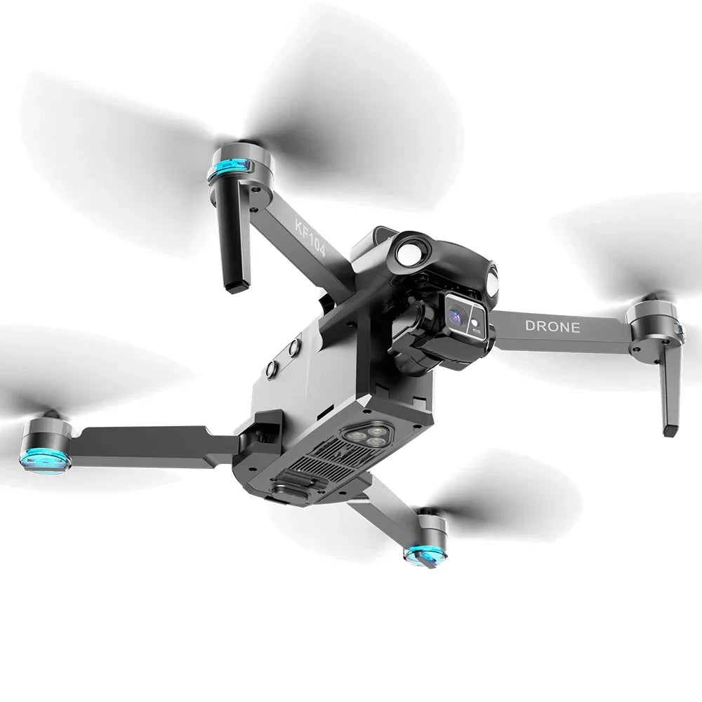 SJRC KF104 MAX 5G Image Transmission GPS Drone 8K 3-Axis Gimbal EIS Camera With Laser Obstacle avoidance RC Foldable Quadcopter