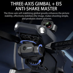 SJRC KF106 MAX Professional GPS Drone 3-Axis Anti-Shake Gimbal 4K HD Camera 5G Wifi FPV Brushless RC Quadcopter Dron