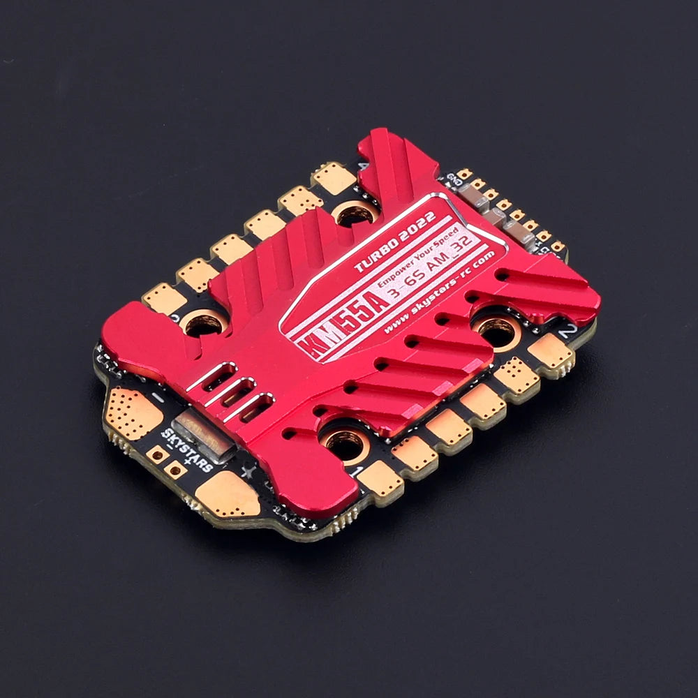 SKYSTARS F722FC &AM32 55A 4IN1 ESC MINI 20×20 Stack 3-6S Baro Built-in OSD Full Color LED Support DJI RC FPV Racing Drone