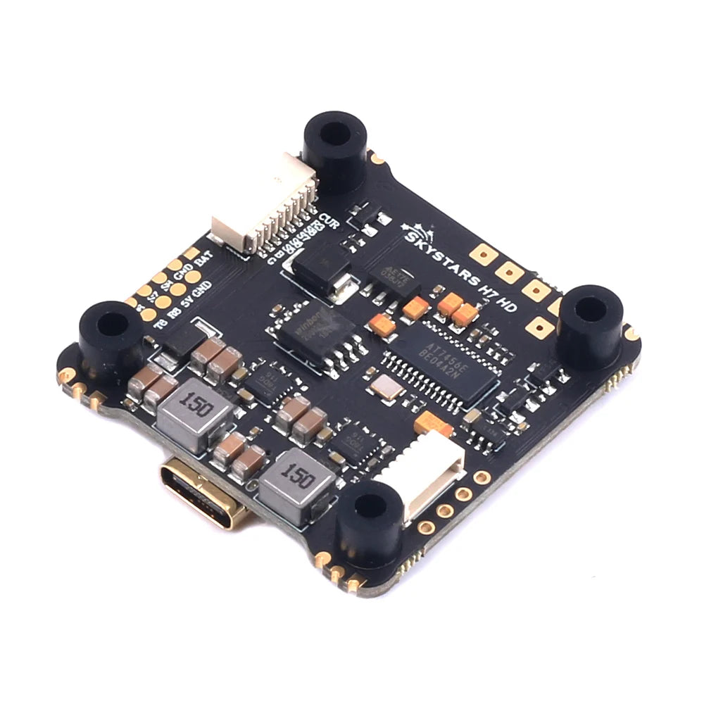 SKYSTARS H743 HD Singe Gyro Flight Controller H7 X8 With OSD & KO60 60A Blheli32 4IN1 ESC