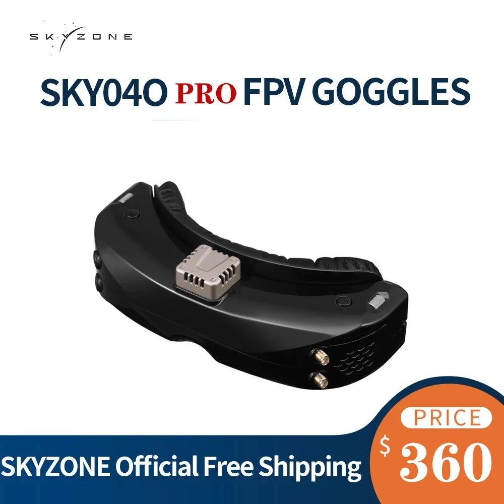 SKYZONE FPV Goggles SKY04O PRO Steadyview Receiver OLED 5.8Ghz 48CH DVR HD Racing Headset Head Tracker for RC plane Model Drone
