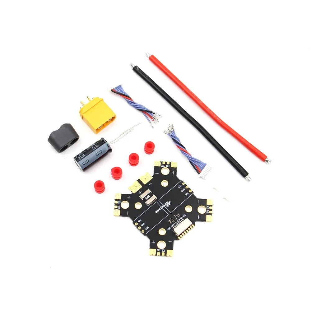 Skystars Talon32 Slim40A 40A Brushless ESC 3-6S LiPo BLHeli_32 128K with RGB LED Support Telemetry for 110-330 Multirotor Drones