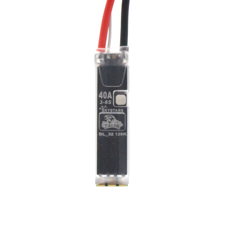 Skystars Talon32 Slim40A 40A Brushless ESC 3-6S LiPo BLHeli_32 128K with RGB LED Support Telemetry for 110-330 Multirotor Drones