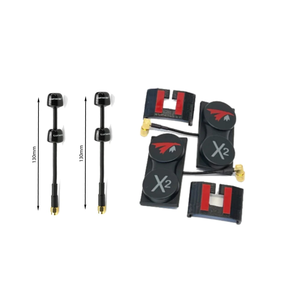 TRUERC X²-AIR 5.8 MK II PAIR Antenna FOR HDZERO Orqa FPV.One Pilot GOGGLES LHCP RHCP SMA Connector Analog video receiver