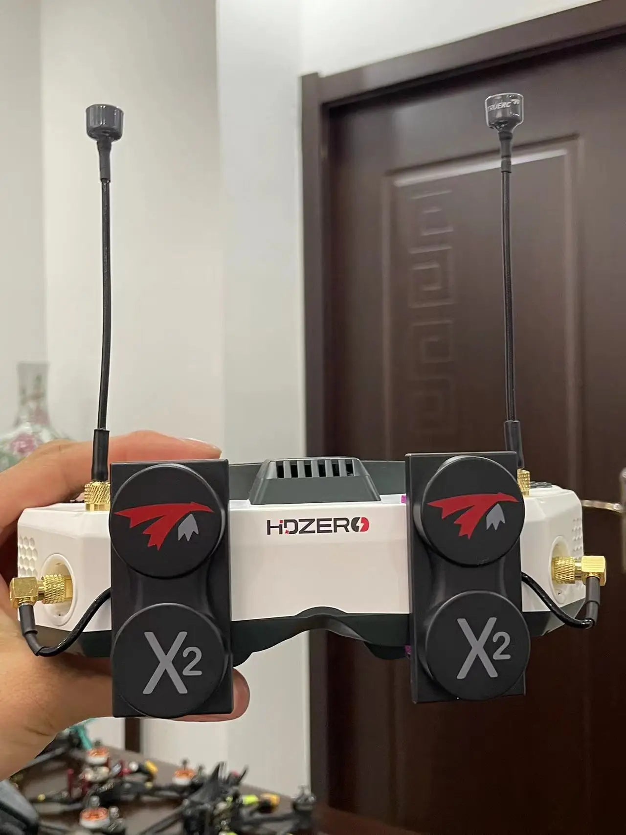 TRUERC X²-AIR 5.8 MK II PAIR Antenna FOR HDZERO Orqa FPV.One Pilot GOGGLES LHCP RHCP SMA Connector Analog video receiver