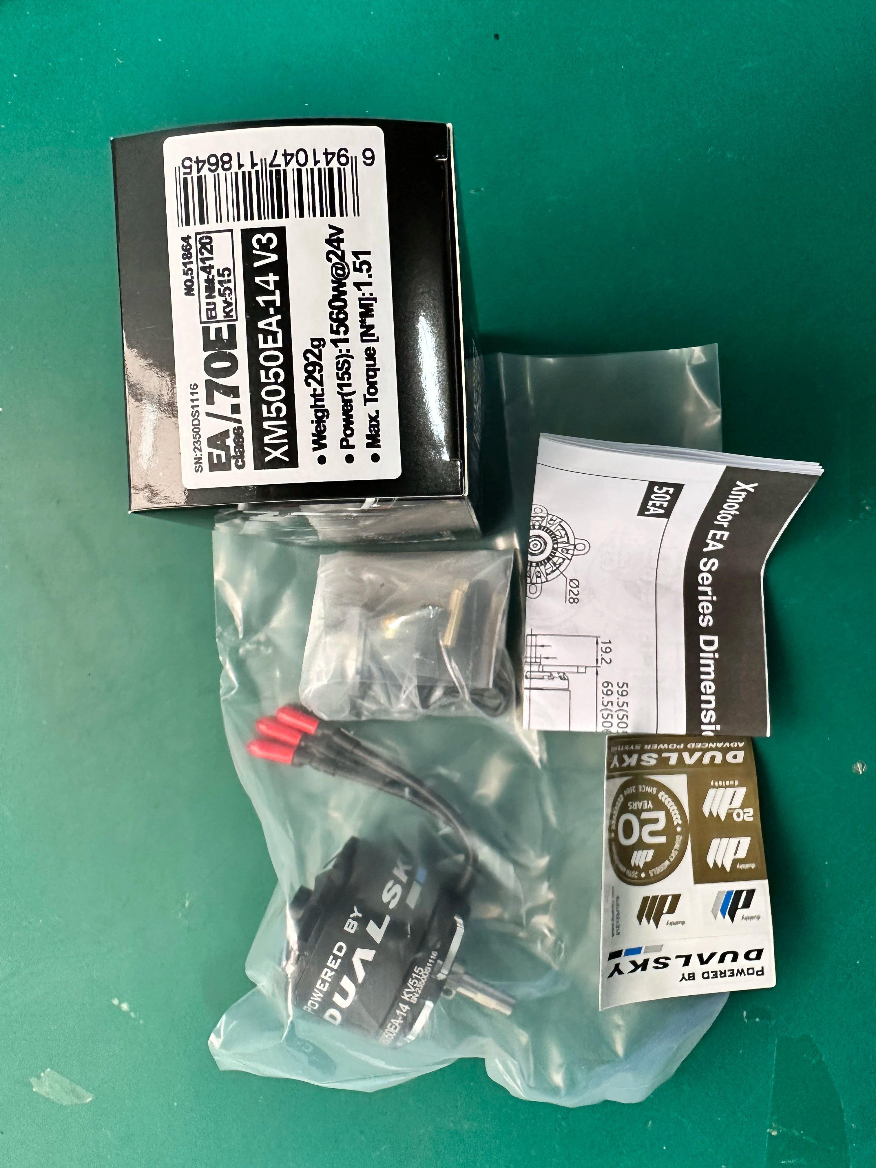 Wholesale DUALSKY XM5050EA V3 610kv  515kv Brushless Motor For 70E Fixed-wing