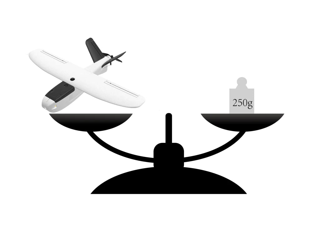 ZOHD Talon 250g 620mm Wingspan EPP Fixed Wing RC Airplane PNP FC18-80km/h 2S Battery 4.3g Servo AIO FPV PNP Ready Version